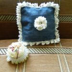 decorative pillow denim