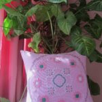 decorative pillow lilac