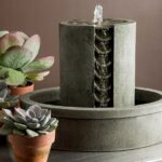 decorative waterfall cylinder