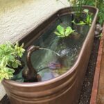 decorative waterfall in the bath