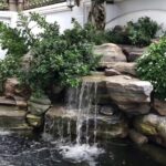 decorative waterfall low