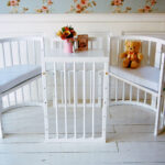 baby round bed transformer decor photo