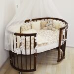 baby round bed transformer photo