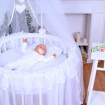 baby round bed transformer decoration