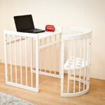 Transformateur de lit rond pour bébé types de décor