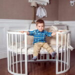 baby round bed transformer photo design