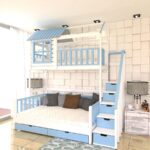 bunk bed transformer blue