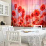 coquelicots en tulle photo