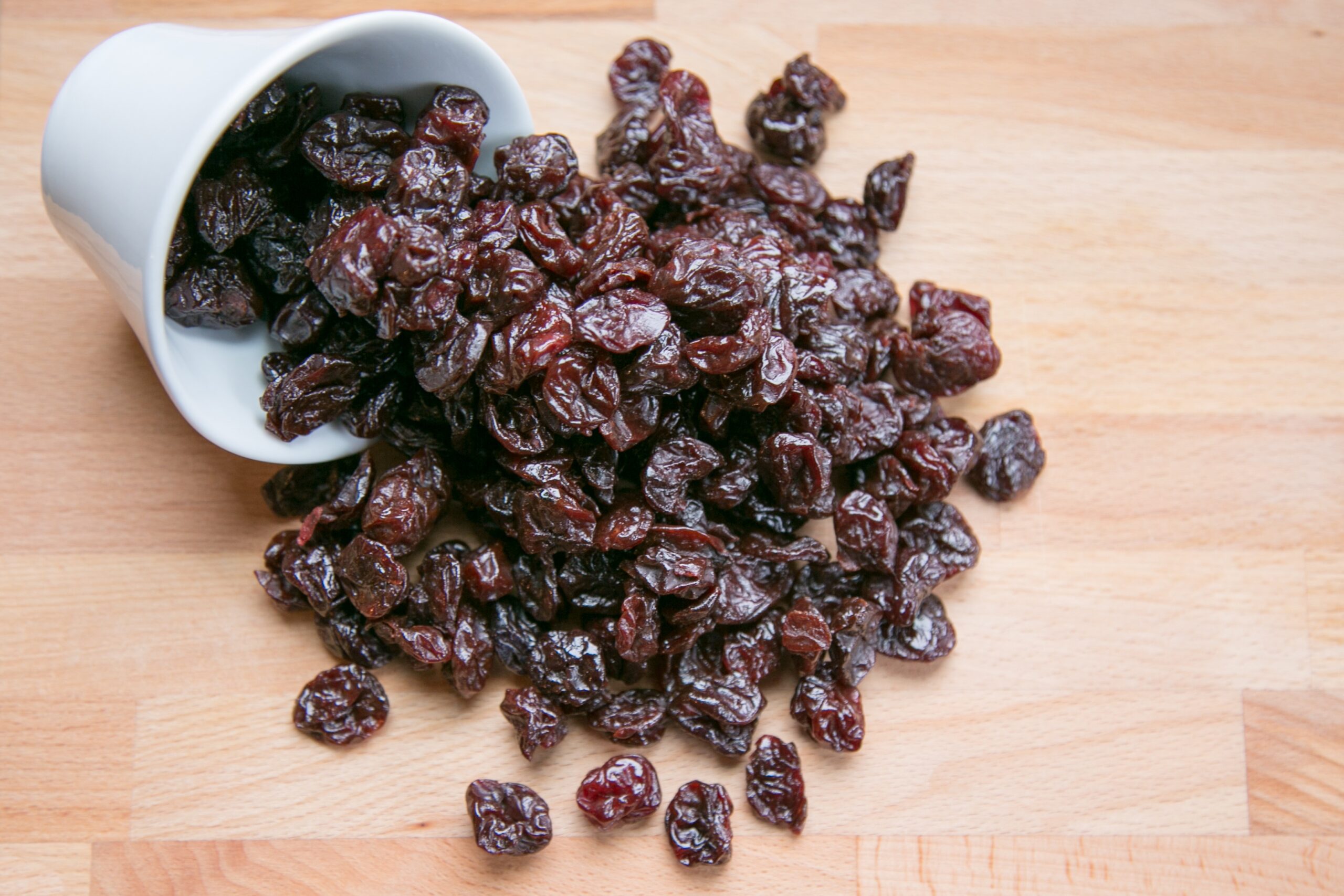 conservation des raisins secs