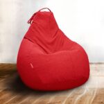 le pouf fait du rouge