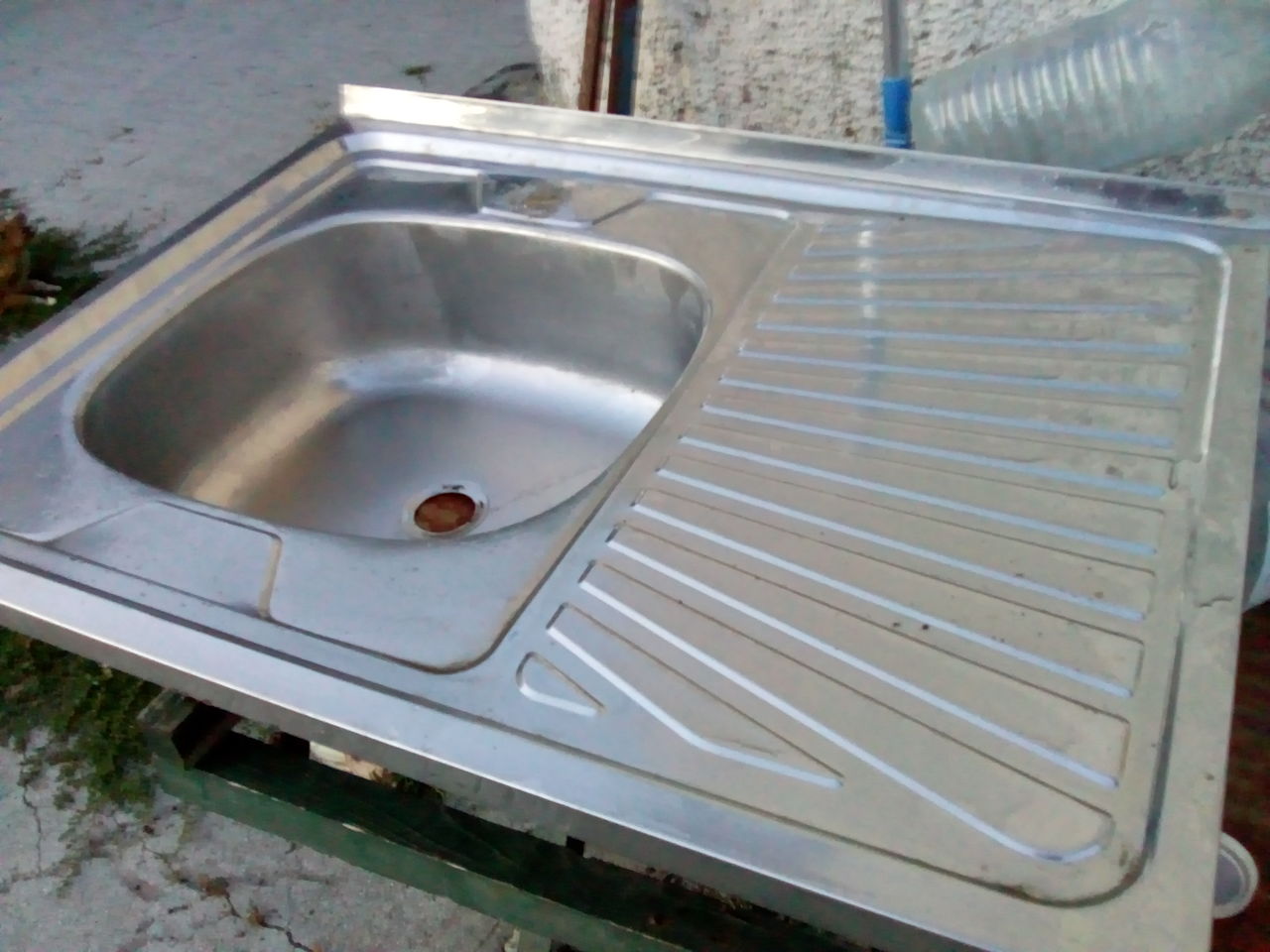 stainless steel sink preparation