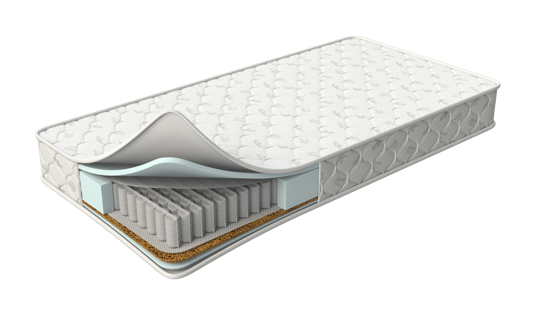 mattress with dependent springs