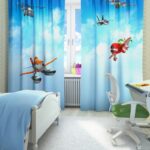 curtains with planes for a boy