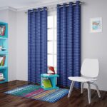 blue curtains for boy