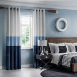 curtains in nautical style