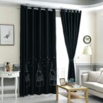 black curtains for teen