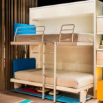 bunk bed blue