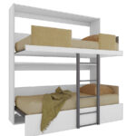 bunk bed transformer white