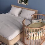 round bed transformer for newborn decor photo