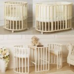 round bed transformer for newborn decoration