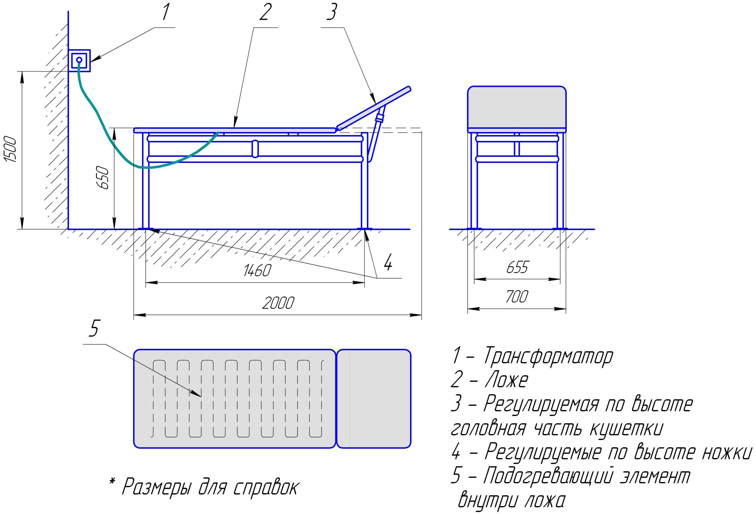 massage table drawing ideas