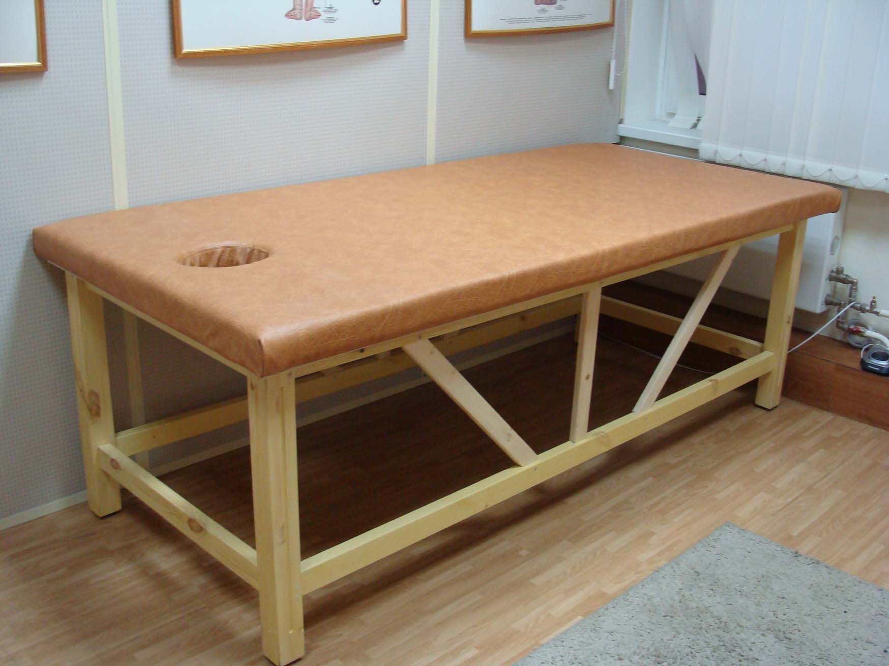 a massage table