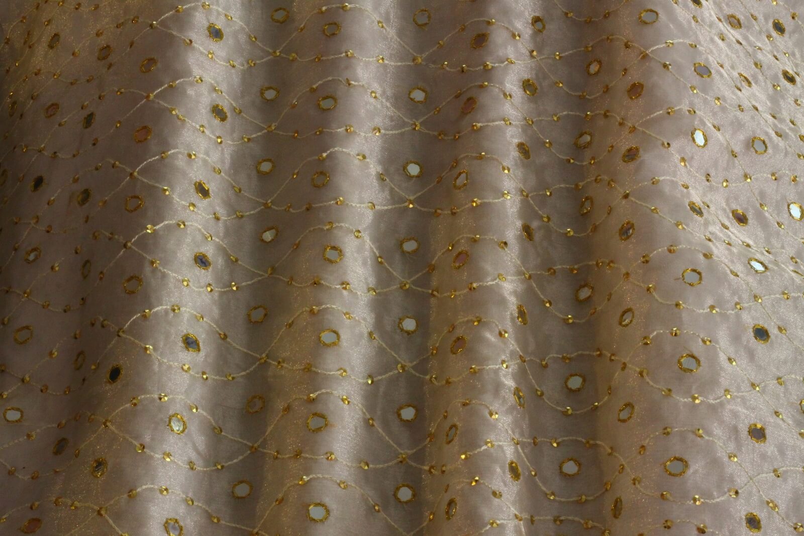 perforated organza