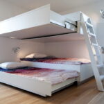 folding bed in the closet photo decoration