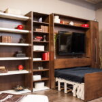 folding bed in closet design ideas