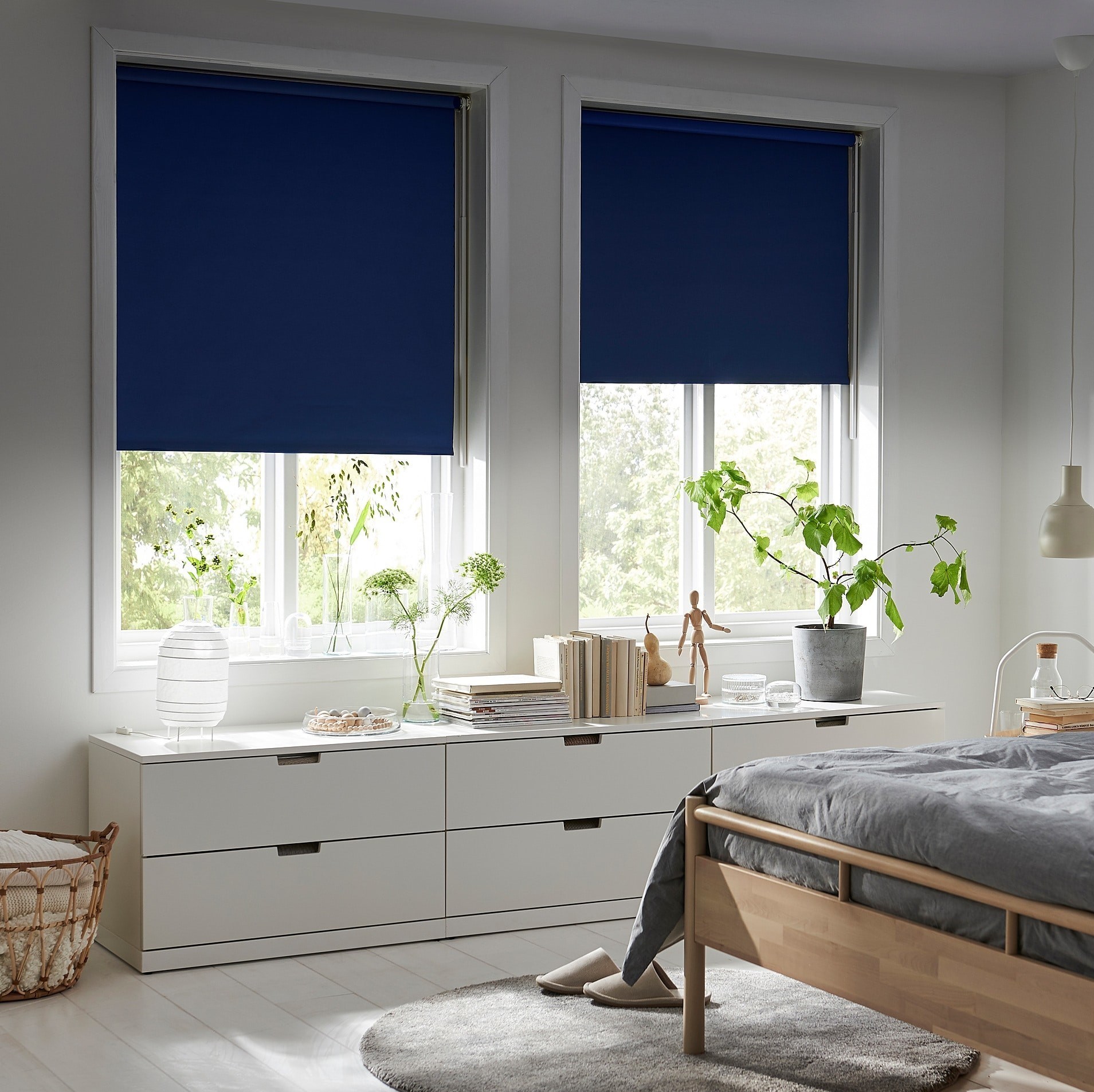 roller blinds in the nursery