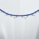 bathroom curtain rod interior ideas