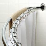 bathroom curtain rod