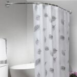 bathroom curtain rod options