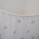 bathroom curtain rod design photo