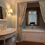 curtains for the bathroom interior photos