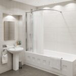 curtains for bathroom interior ideas