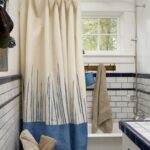 curtains for bathroom design photo