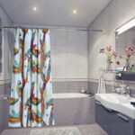 curtains for bathroom photo design