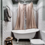 curtains for bathroom photo design