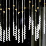 spiral beads for curtains