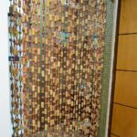 curtains made of beads with corks