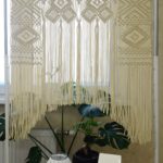 macrame curtains decor photo