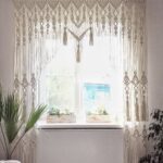 macrame curtains photo decoration