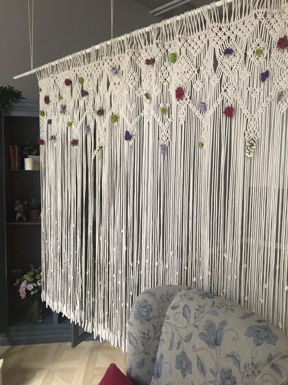 macrame curtains design photo