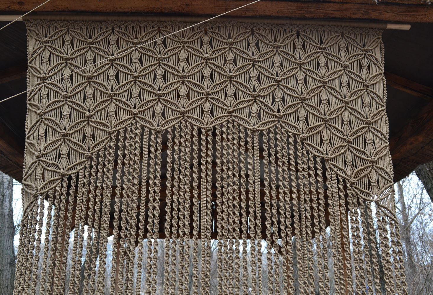 macrame curtains photo ideas