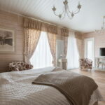 curtains in a country house ideas types