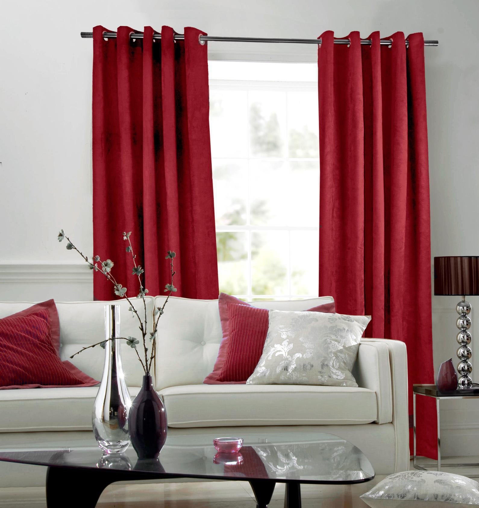 combination of curtains in the living room