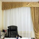 curtains in the office design photo