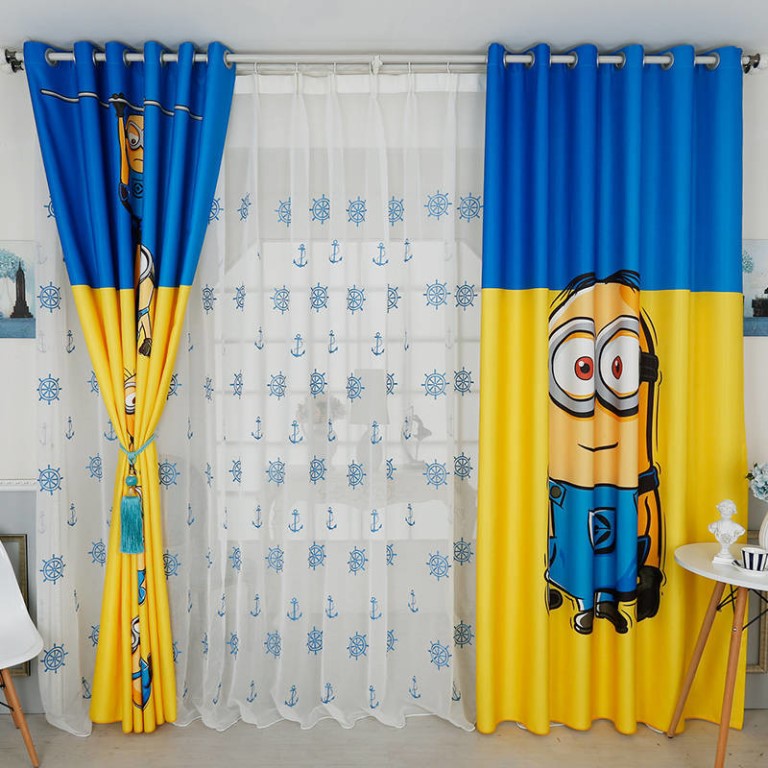 curtains with minion