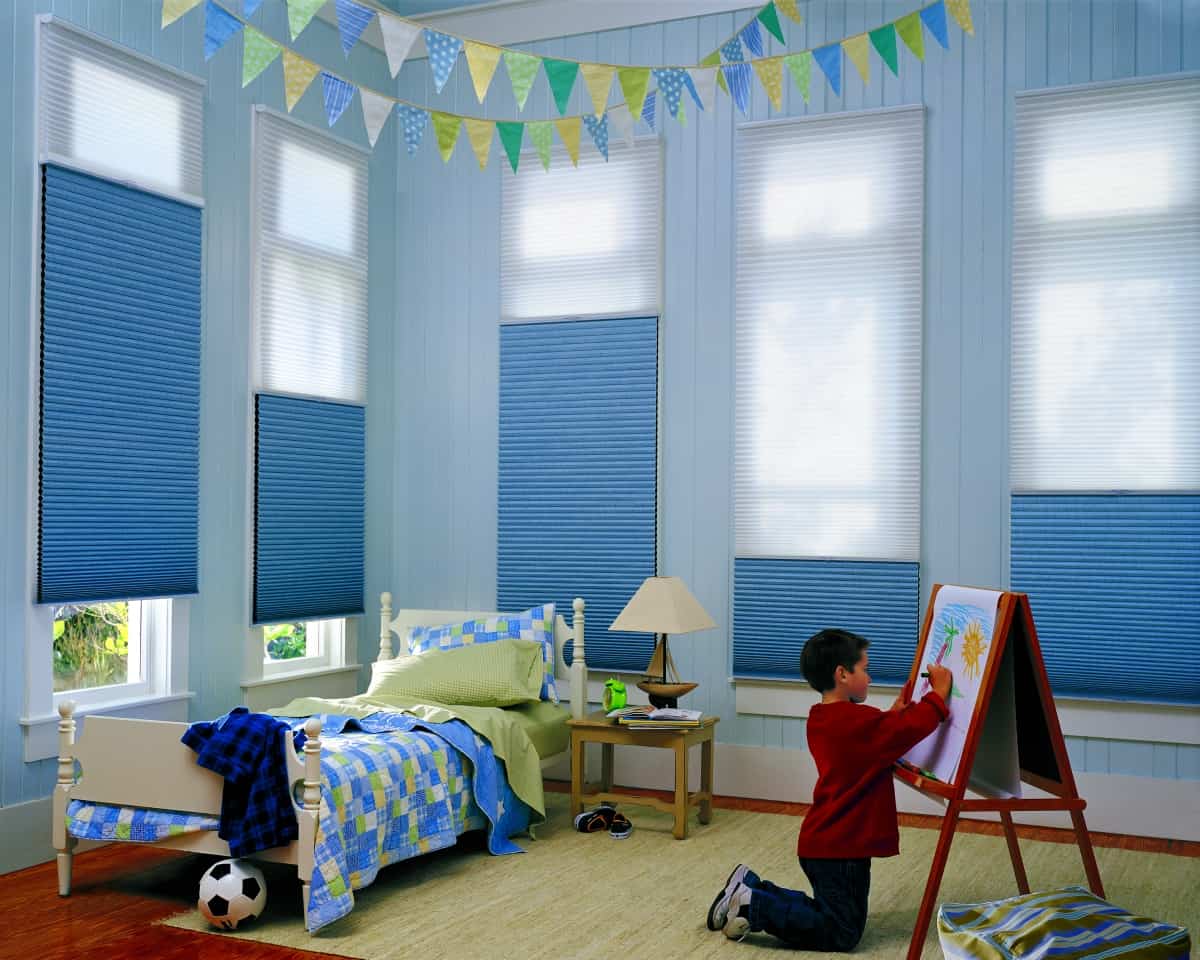 how to choose blinds for a children's room